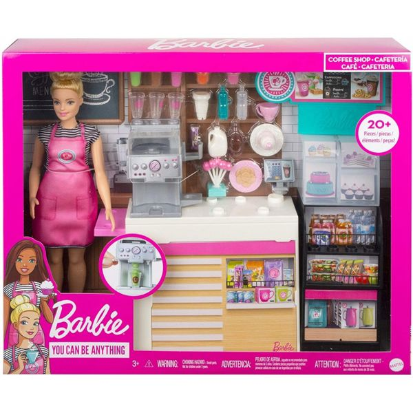 Mattel Barbie Coffee Shop Playset GMW03 