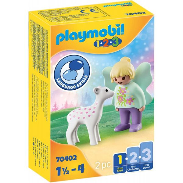 Playmobil 1.2.3 Νεράιδα Με Ελαφάκι 70402 
