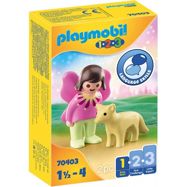 Playmobil 1.2.3 Fairy With Fox 70403 
