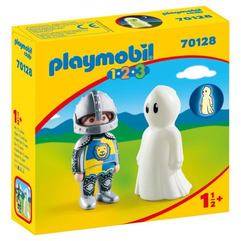 Playmobil 1.2.3 Ιππότης Με Φάντασμα 70128  / Playmobil   