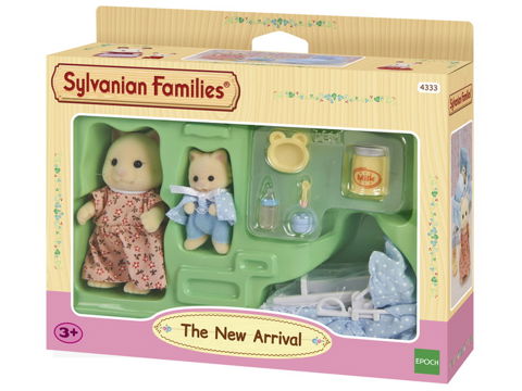 THE SYLVANIAN FAMILIES-MOM WITH A NEWBORN BABY IN A WHEELCHAIR (# 4333)   / Girls   