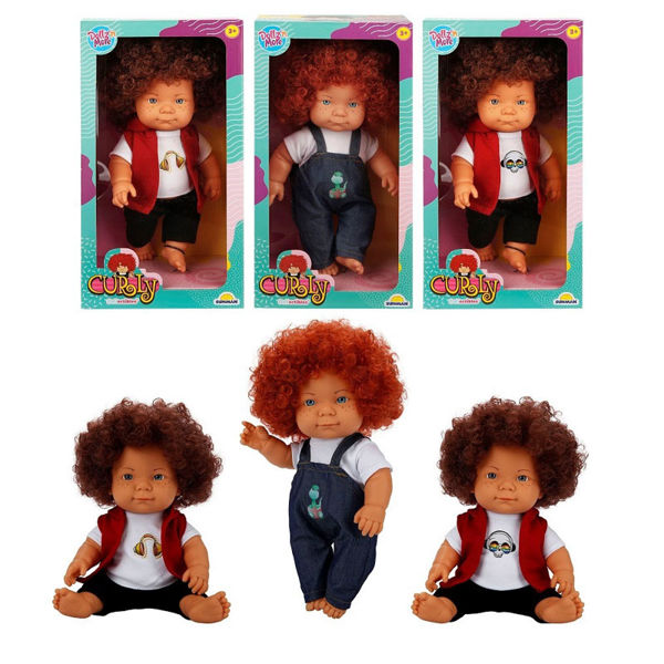 Sunman Dollectibles Curly Baby Doll 35cm - Designs S01030151 