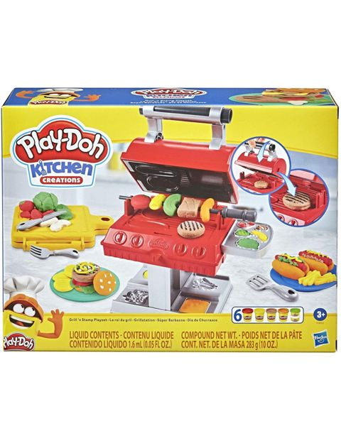 Hasbro Play-Doh Kitchen Creations Grill N Stamp Playset  / Constructions   