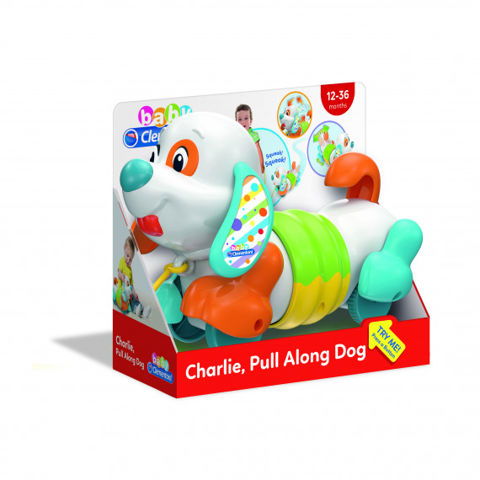 BABY TOY PULL ALONG CHARLIE DOG  / Infants   