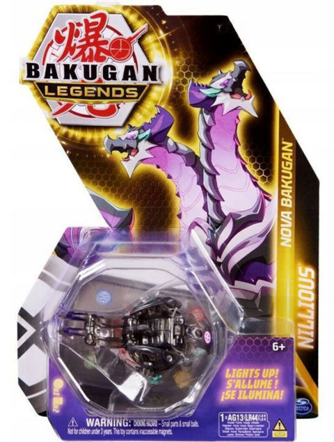 Bakugan Legends Nova Bakugan - Nillious Black Transparent (20139536)  / Αγόρι   