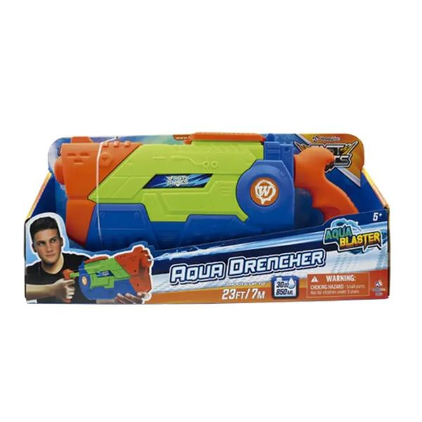 Just Toys Fast Shots Water Blaster Aqua Drencher Up To 7m With Tank 850ml (580030) 