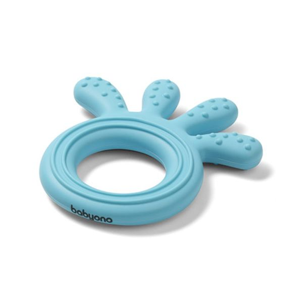 BabyOno: Chewing ring made of soft silicone - Octopus 