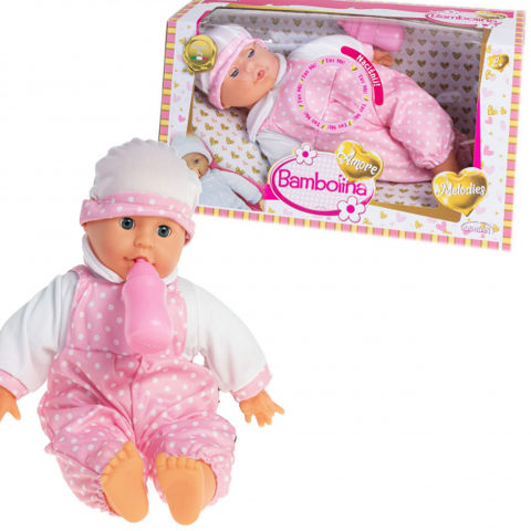 Bambolina Amore 36cm with Sounds and Accessories-BD1822  / Girls   