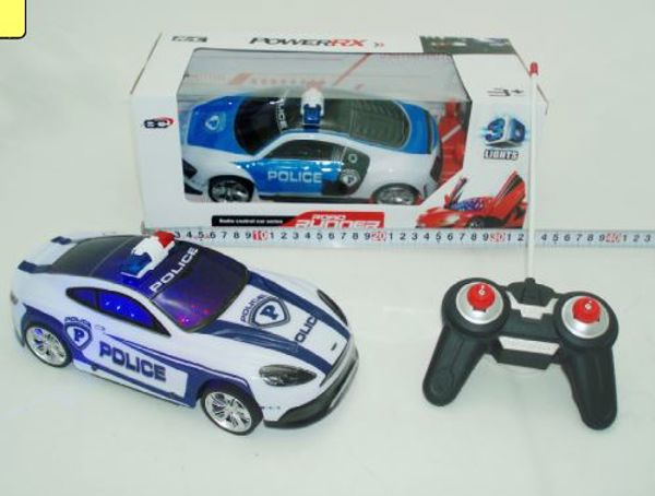 KIDER TOYS REMOTE CONTROL POLICE 4 CHANNEL WITH LIGHTS 