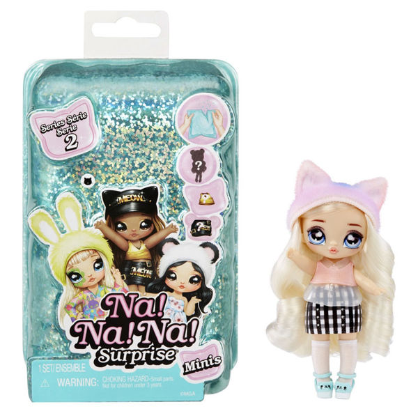 MGA Na!Na!Na! Surprise Doll Minis Series 2 - Drawings 591955EUC 10cm 