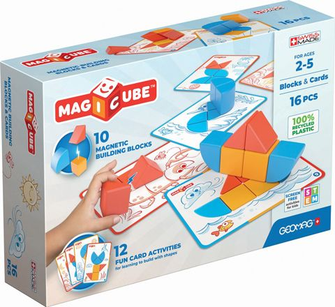 Geomag Magicube Blocks And Cards 16 (PF.331.302.00)  / Κατασκευές   