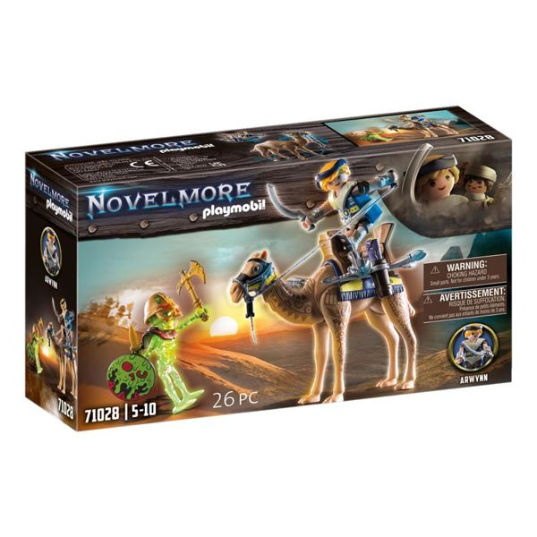 Playmobil Sal'ahari Sands - Arwynn with Camel and Skeleton Warrior 71028 