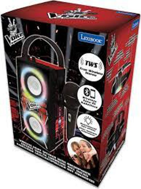 Lexibook The Voice Karaoke Portable Bluetooth Speaker (BTP180TVZ)   