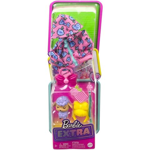 Barbie Extra Σετ Με Ζωακια Και Αξεσουαρ (HDJ38)  / Barbie-Κούκλες Μόδας   