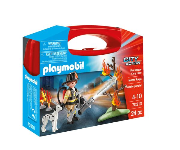 Playmobil Forest Firefighter Suitcase  