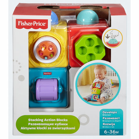 Fisher Price Κύβοι Δραστηριοτήτων DHW15  / Fisher Price-WinFun-Clementoni-Playgo   