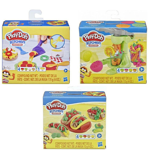 Hasbro Play-Doh Kitchen Creations Foody Favorites Designs E6686 