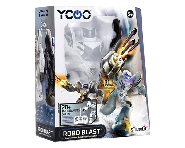 REMOTE CONTROLLED ROBOT ROBO BLAST WHITE 7530-88061 