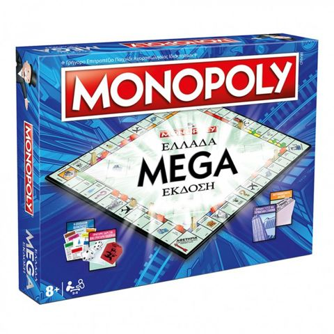 Επιτραπέζιο Monopoly Ελλάδα Mega Edition (WM03425-GRK-6)  / Άλλα επιτραπέζια   