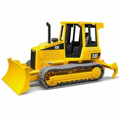 Small CAT bulldozer with crawlers  / earthmoving   