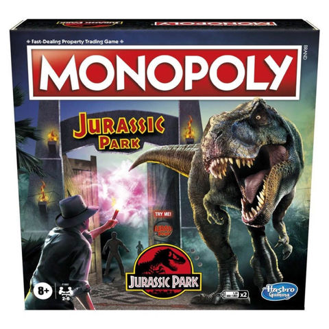 Hasbro Επιτραπέζιο Monopoly Jurassic Park Edition (F1662)  / Hasbro-AS Company-Giochi Preziosi Επιτραπέζια-Εκπαιδευτικά   