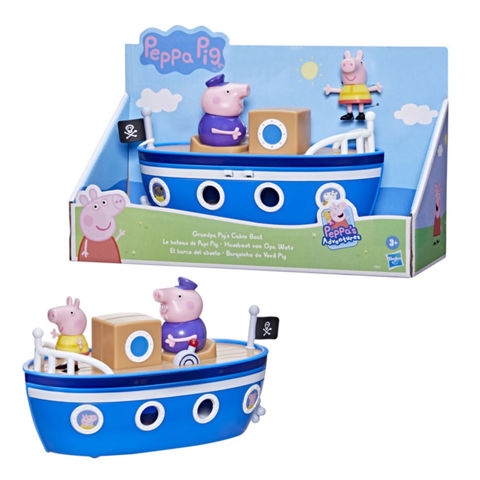 Hasbro Peppa Pig Peppa's Adventures Grandpa Pig's Cabin Boat F3631  /  Sylvanian Families-Pony-Peppa pig   