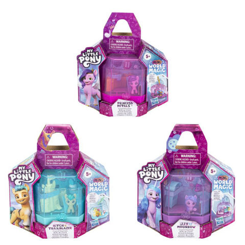 Hasbro My Little Pony Mini World Magic Crystal Keychains - Σχέδια F3872  /  Sylvanian Families-Pony-Peppa pig   