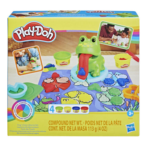  Hasbro Play-Doh Frog & Colors Starter Set F6926  / Κατασκευές   