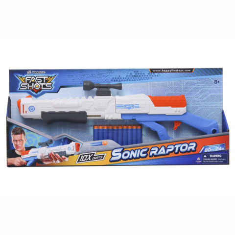 Just Toys Fast Shots Dart Blaster Sonic Raptor 590070  / Nerf-Όπλα-Σπαθιά   