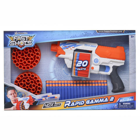 Just Toys Fast Shots Dart Blaster Rapid Gamma 590075  / Nerf-Όπλα-Σπαθιά   