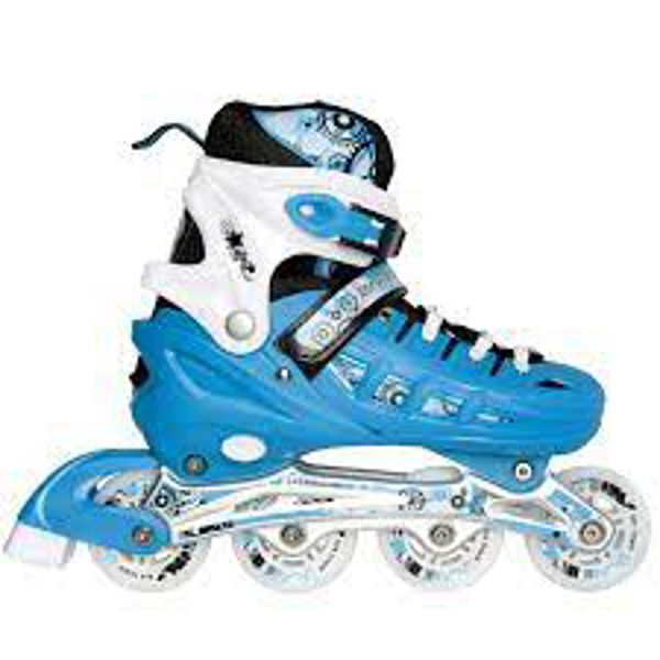 Rollers inflatable skates Blue 2 sizes 