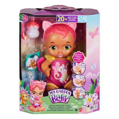  Mattel My Garden Baby Μωράκι Γατάκι Μαμ Και Νάνι Φούξια Μαλλιά HHP29  / Μωρά-Κούκλες   
