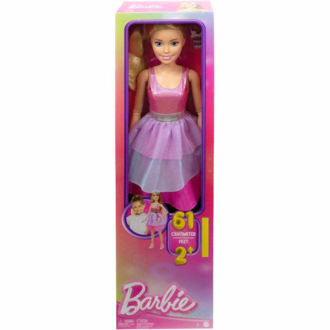 Mattel Barbie Μεγάλη Κούκλα 61 cm HJY02  / Barbie-Κούκλες Μόδας   