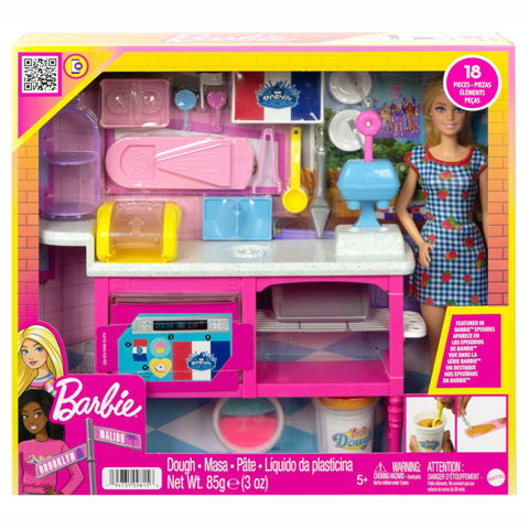 Mattel Barbie Νέα Καφετέρια με Κούκλα HJY19  / ΠΑΙΧΝΙΔΟΛΑΜΠΑΔΕΣ   