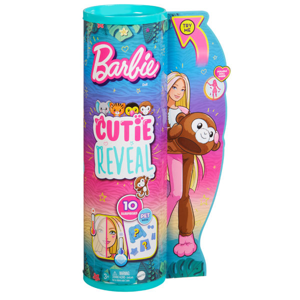 Mattel Barbie® Cutie Reveal™ Doll - Μαϊμούδακι HKR01 