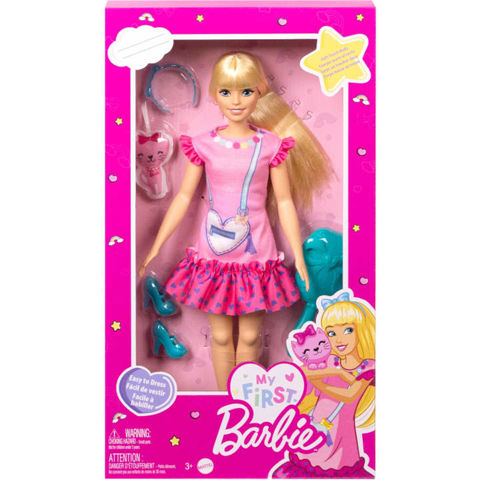 Mattel My First Barbie™ - Η πρώτη μου Barbie 34cm HLL19  / Barbie-Κούκλες Μόδας   