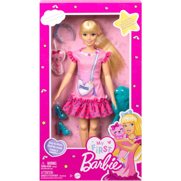 Mattel My First Barbie™ - Η πρώτη μου Barbie 34cm HLL19 