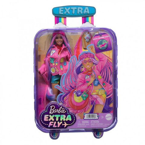 Mattel Κούκλα Barbie Extra Fly Vacation Desert- Έρημος HPB15  / Barbie-Κούκλες Μόδας   