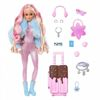 Mattel Κούκλα Barbie Extra Fly Vacation Snow - Χιόνι HPB16 