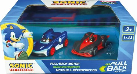 Carrera Pull Speed: Team Sonic Racing - Sonic vs. Shadow Twinpack Pull Back Motor - 1:43 (15813023)  / Τηλεκατευθυνόμενα   