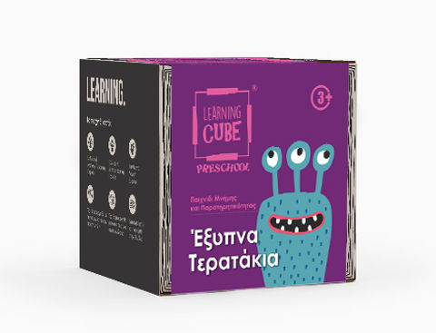 K-TOYZ Learning Cube Εκπαιδευτικό Παιχνίδι Έξυπνα Τερατάκια για 3+ ετών LC-007  / ΕΚΠΑΙΔΕΥΤΙΚΑ   