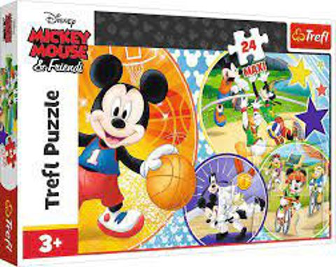Mickey Time For Sports 24pcs (817-14291) Trefl   /  Puzzles   