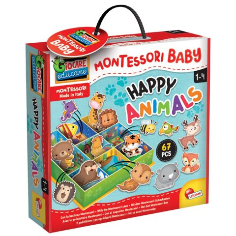 Montessori Baby-Bacheca Happy Animals (92772)  / Επιτραπέζια-Εκπαιδευτικά   