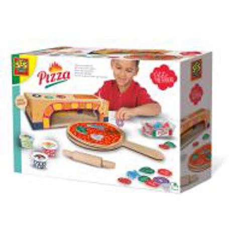 Σετ παιχνιδιών σε φούρνο πίτσας Petits Pretenders  / Ξύλινα   