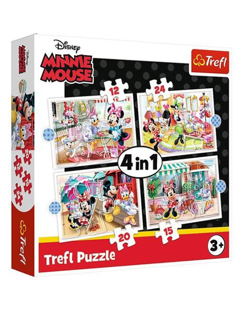 Puzzle Minnie 34355 Trefl (12, 24, 15 και 20 Kομμάτια)  /  Puzzles   
