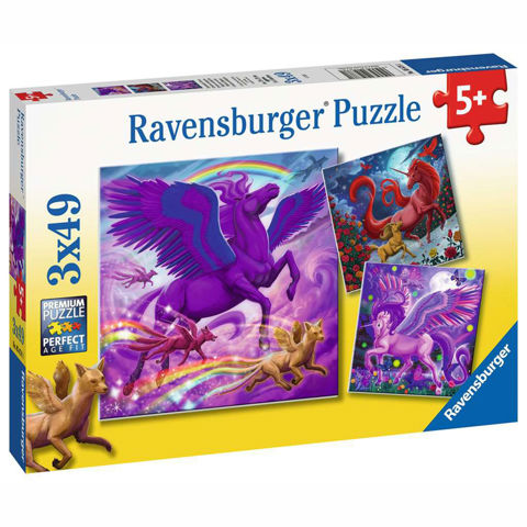 Ravensburger Παζλ 3x49 τεμ. Μαγικά Πλάσματα  /  Puzzles   