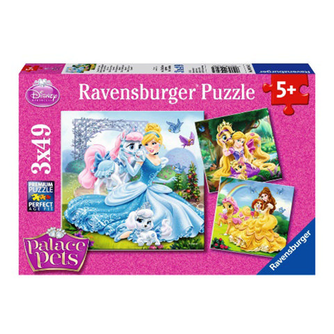 Ravensburger Παζλ 3x49 τμχ Βασιλικά Ζωάκια 09346  /  Puzzles   