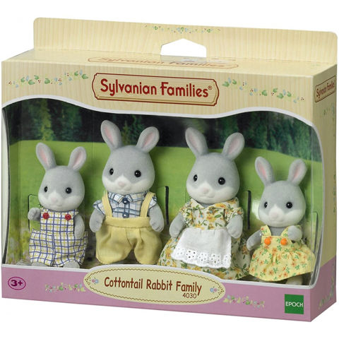  Sylvanian Families: Cottontail Rabbit Family 4030  /  Sylvanian Families-Pony-Peppa pig   