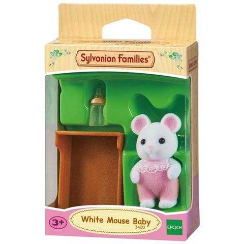  Sylvanian Families: White Mouse Ποντικάκι 5069  /  Sylvanian Families-Pony-Peppa pig   