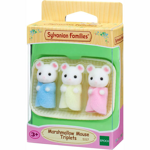  Sylvanian Families: Marshmallow Mouse Triplets 5337  /  Sylvanian Families-Pony-Peppa pig   